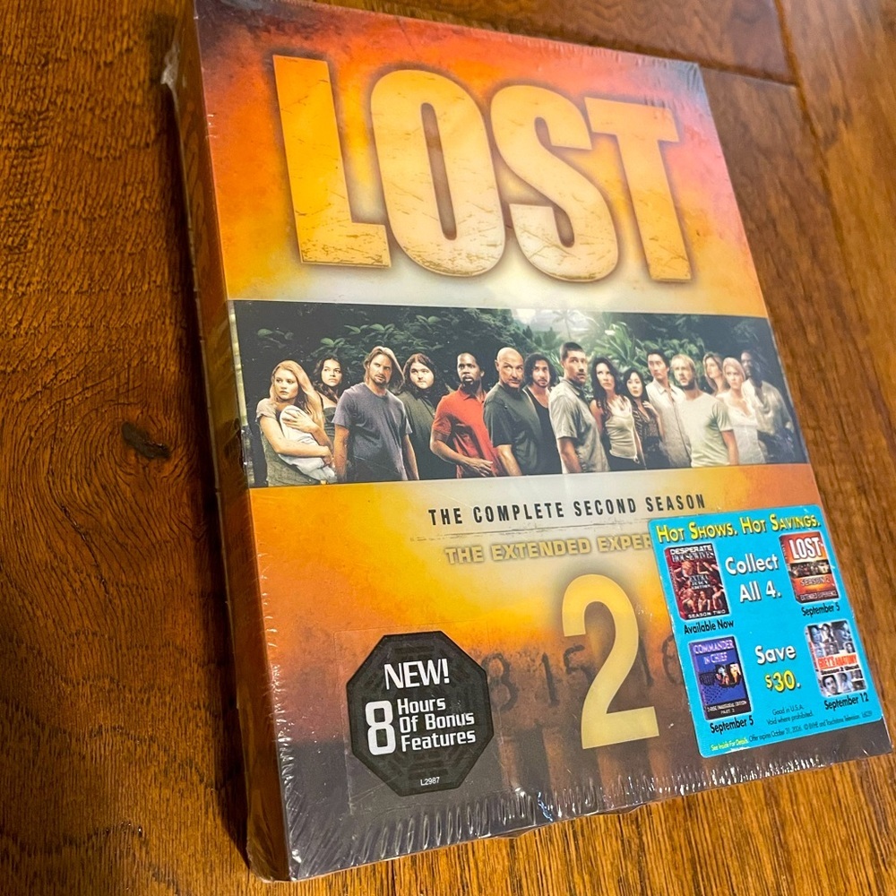 NWT LOST Season 2 (The Extended Experience) DVD set widescreen